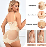 1 x RAW Customer Returns Gotoly Women s Slimming Body Shaper Invisible Slimming Belt Bodysuits Shapewear Tops Slimming Effect Flat Stomach Body Shaping Bodysuit Shaper with Bra Beige 48 - RRP €27.6