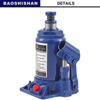 1 x RAW Customer Returns BAOSHISHAN 4 Ton Double Ram Bottle Jack Hydraulic Jack Portable Hydraulic Cylinder with Lifting Range 160mm - 390mm - RRP €93.0