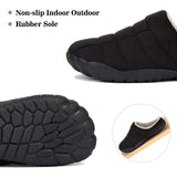 1 x Brand New Ranberone Slippers Men s Memory Foam Slippers Winter Plush Warm Lined Slippers Non-Slip Rubber Sole Slippers Indoor Outdoor Black 49 - RRP €30.28