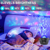 2 x RAW Customer Returns LED starry sky projector - Aibeau LED starlight projector with remote control Bluetooth speaker timer, rotating water wave projection lamp for room, party, home - RRP €34.28