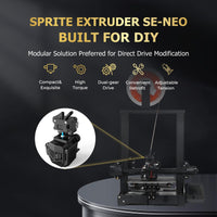 1 x RAW Customer Returns Creality Official Sprite Direct Drive Extruder SE for Ender 3 Neo Ender 3 V2 Neo Ender 3 Max Neo Ender 2 Neo, Stainless Steel Dual Gear Upgrade Ender 3 Neo Extruder, Supports Most Hotend - RRP €52.0