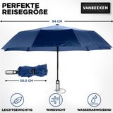 3 x RAW Customer Returns Van Beeken Travel Umbrella, Compact Umbrella for Travel, Christmas Gifts, Windproof Umbrellas for Rain, Automatic, Durable, Mini, Foldable for Bag, Backpack, Handbag Red - RRP €48.39