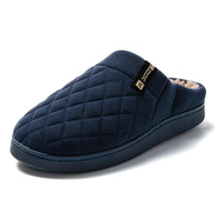 1 x RAW Customer Returns JOMIX Winter Slippers Men s Warm Lined Slippers Cotton Shoes Comfortable Slippers Indoor Navy, 46 EU  - RRP €18.95