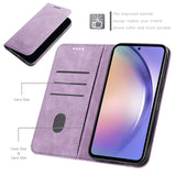 1 x RAW Customer Returns Rostsant Mobile Phone Case for Samsung A54 5G PU Leather Wallet Protective Case Galaxy A54 Case Stand Magnetic Folding Case for Samsung Galaxy A54 5G - Purple - RRP €14.44