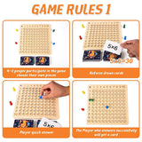 2 x Brand New Kiuiom Multiplication Board, Montessori Children s Counting Toy, Math Game Fun For Math Pros, Wooden One By One Hundred Board Toys, Math Learning For Elementary School Students, Number Learning Game Tasks - RRP €22.18