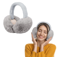 29 x Brand New Apricitie Winter Ear Warmers Foldable Earmuffs Adjustable Plush Earmuffs Warm Earmuffs Ear Muffs Ear Warmers Cold Protection Winter Accessories for Women Men Gray - RRP €289.71