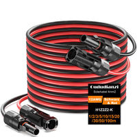 1 x RAW Customer Returns Oududianzi 2x30m solar cable 4mm2, solar cable extension 30m, PV cable 4mm2, photovoltaic cable, solar extension cable 30m, PV extension cable 30m, solar cable for solar panel - RRP €73.61