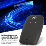 1 x RAW Customer Returns 4G Portable WiFi Hotspot, Portable 3G 4G LTE Plug-in WiFi Router, Slim Wireless Router for Business Travel, Ultra Long Standby for Indoor and Outdoor - RRP €23.95