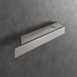 1 x RAW Customer Returns LIEBHEIM towel holder without drilling - TESA mounting adhesive tape - stainless steel towel rail for gluing - solid brushed stainless steel, 22  - RRP €19.96