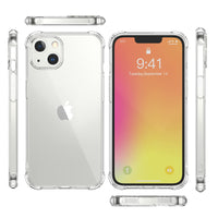 5 x Brand New Zoomers for iPhone 13 case, transparent, transparent, thin mobile phone case made of silicone case for Apple iPhone 13. Compatible with wireless charging - RRP €39.3