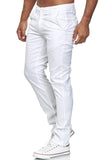 1 x RAW Customer Returns Elara Chino Men s Trousers Regular Style Stretch Chunkyrayan White MEL009-Wei -40 34 - RRP €34.95