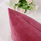 1 x Brand New CALIYO cushion cover 30x50, plain velvet cushion cover, cushion covers for decorative pillows, sofa cushions, couch cushions, many colours 30x50 cm, dark coral . - RRP €9.99