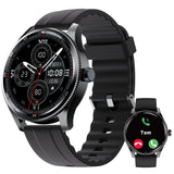 1 x RAW Customer Returns TOOBUR Smartwatch Men Women Metal Bezel with Phone Function, Fitness Watch with 100 Sports Running, 24 7 Heart Rate, Pedometer and Fitness Tracker, IP68 Waterproof Swimming, Compatible Android iOS - RRP €45.99