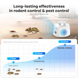 1 x RAW Customer Returns Ultrasonic mouse repellent, rat repellent, ultrasonic against mice, mouse repeller, 4 modes strobe light, ultrasonic pest controller against rats, rat repeller in the garden - RRP €40.33