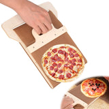 1 x RAW Customer Returns W H Sliding Pizza Peel, Rollable Pizza Peel with Handle, Rollable Pizza Peel with Non-Stick Coating, Movable Pizza Shovel with Hole for Hanging, Transfers Pizza Perfectly 42x25.5cm  - RRP €16.8