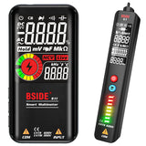 1 x RAW Customer Returns BSIDE Multimeter Voltage Tester Kit, Rechargeable LCD Digital Voltmeter and EBTN Display Voltage Detector Combo Electrical Test Set Pocket Size - RRP €54.44