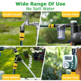 1 x RAW Customer Returns Pack of 4 lawn sprinklers, 360 rotating garden sprinkler, garden sprinkler, adjustable water sprinkler, water sprinkler adjustable irrigation system, garden lawn sprinkler, multifunctional garden sprinkler - RRP €10.07