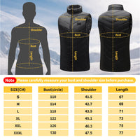 1 x RAW Customer Returns LIROPAU Heated Vest for Men and Women, Electric Heated Vest with USB, 3 Temperature Adjustable Washable Winter Heated Jacket for Outdoors Work Skiing Hiking Hunting Motorcycle - XL - RRP €18.25