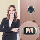 1 x RAW Customer Returns Splenssy Digital Door Peephole Viewer with 2.8 Inch LCD Screen, Support Night Vision Photo Shooting, Digital Door Video Surveillance for Home Security Silver  - RRP €41.99