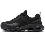 1 x RAW Customer Returns LARNMERN Work Shoes Men Safety Shoes Fashion Anti Smashing Steel Toe Cap Shoes Breathable Cushioning Lightweight Black Leather, 41EU  - RRP €46.8