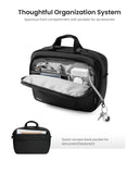 1 x RAW Customer Returns tomtoc Multifunctional Laptop Bag Shoulder Bag Notebook Bag for 13-14 inch MacBook Air Pro, 2024 13.5 Microsoft Surface Laptop 6, Lenovo ThinkPad Dell Inspiron ASUS ZenBook Acer Aspire 14 - RRP €69.99