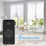 1 x RAW Customer Returns Maxcio WiFi Blind Switch, Smart Blind Control Compatible with Alexa, Google Assistant, Timer for Blinds, Awnings, Curtains - RRP €27.99