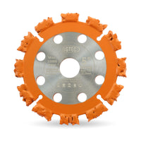 1 x RAW Customer Returns Wood cutting disc 5 125 mm - BGTEC carbide saw blade for tree roots, tree trunk, wood, hard rubber, plastic - RRP €36.99