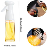 1 x Brand New Weqao spray bottle oil, oil sprayer for cooking oil, spray bottle glass, oil spray bottle, spray bottle 200ml, oil spray bottle, oil spray for hot air fryer, cooking oil spray bottle, olive oil spray, oil sprayer - RRP €20.4