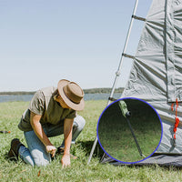 1 x RAW Customer Returns BYZANDQI tensioning rubbers with ball 50 pieces, tent rubbers with ball 10 cm, tarpaulin tensioners rubber tensioners expander loops rubber loops for tarpaulins tent banner net pavilions - RRP €19.15