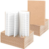 1 x RAW Customer Returns Koogel 32 Pack Small Lined Notebooks, Notebook Journal Diary Notepads School Books 13 x 9cm Notebooks with Kraft Paper Cover Brown - RRP €12.1