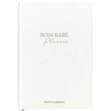 1 x RAW Customer Returns Boss Babe Planner Undated Success and Productivity Planner white  - RRP €30.1