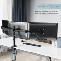 1 x RAW Customer Returns PUTORSEN monitor desk mount for 3 monitors 13 -27 LCD LED TV screens flat screen, load capacity 7 kg per monitor, tiltable 180 , swivelable 360 , height adjustable - RRP €69.99