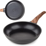 2 x RAW Customer Returns ROSMARINO professional frying pan 28 cm - coated pan with excellent heat distribution and heat performance for induction and other hobs Refined simplicity and timeless elegance - RRP €60.48