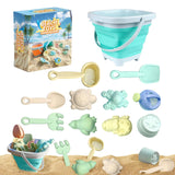 5 x Brand New Crusward Sand Toy Set, Sand Toys for Girls and Boys, Sandpit Toy Set with Foldable Bucket for Children and Sandpit Beach Toys for Children B  - RRP €50.35