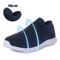 1 x Brand New Ranberone Men s Sneakers Slip-On Sneakers Men s Lightweight Sports Shoes Running Shoes Breathable Leisure Jogging Shoes Comfortable Non-Slip Summer Sneakers Outdoor Street Running Shoes Blue 49 - RRP €35.2