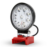 1 x RAW Customer Returns 15-16W Cordless LED Work Light, 2000LM Portable Construction Spotlight Floodlight with USB Port Powered by Milwaukee 18V Lithium-Ion Batteries M18 - RRP €20.16