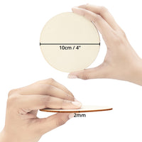 3 x RAW Customer Returns Belle Vous Pack of 100 Unfinished Wooden Discs 10 cm with 2 mm Thickness Blank Natural Wood Slices Wooden Circle for Crafts, Coasters, Home Ornaments - RRP €52.56