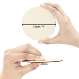 1 x RAW Customer Returns Belle Vous Pack of 100 Unfinished Wooden Discs 10 cm with 2 mm Thickness Blank Natural Wood Slices Wooden Circle for Crafts, Coasters, Home Ornaments - RRP €21.19