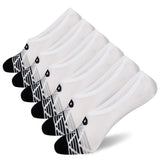 1 x Brand New  MD Invisible Sneaker Socks for Women 6x Pair Short Socks for Moccasins White 35-38EU 3-5UK 7-9US - RRP €22.8