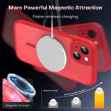 1 x RAW Customer Returns TOCOL 3 in 1 for iPhone 13 Case for MagSafe, Full Camera Protection Shockproof Scratch-Resistant Magnetic Phone Case for iPhone 13 Case, Red - RRP €19.99