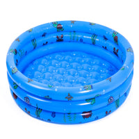 1 x RAW Customer Returns Highttoy paddling pool for children, 51 inch round inflatable children s pool paddling pool baby swimming pool children outdoor garden water play pool for children boys, blue 130 x 40 cm  - RRP €24.22