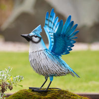 4 x Brand New Yeomoo Outdoor Metal Garden Figures Bird Garden Decoration Personalized Gifts for Women Girlfriend Mom Grandma Birthday Gift for Living Room Decoration - RRP €159.96