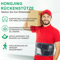 1 x RAW Customer Returns HONGJING Back Support Belt for Lower Back Pain Relief with 7 Bars, Lumbar Support Belt with Breathable Mesh for Heavy Lifting and Sciatica Pain Relief M  - RRP €36.02