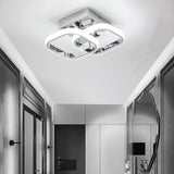 1 x RAW Customer Returns EIDEARAY LED ceiling light with motion detector inside, 22W cool white 6000K ceiling lamp, 24 20 9CM sensor lamp, suitable for hallways, garages, bathrooms, basements, carports, stairwells silver  - RRP €20.17