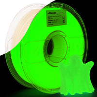 1 x RAW Customer Returns AMOLEN 3D Printer Filament, Glow in the Dark Green 1KG 2.2lbs , PLA Filament 1.75mm, Luminous Green - RRP €31.66