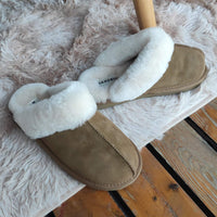 1 x RAW Customer Returns Slippers Women s Sheepskin Slippers Women 100 Lambskin Plush Winter Warm Breathable Slippers Fur Shoes Brown Black Gray Size 36-42EU,PK-39 - RRP €46.38