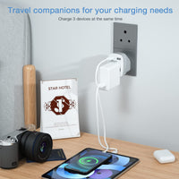 1 x RAW Customer Returns TESSAN adapter South Africa with 2 USB, 3 in 1 plug for South Africa, travel adapter South Africa, power adapter South Africa, socket adapter South Africa, travel plug Namibia, travel adapter type M for Botswana - RRP €20.18