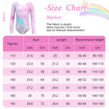 1 x Brand New SEAUR Girls Gymnastics Leotard Long Sleeve Gymnastics Leotard for Children Sparkle Dance Leotards for Athletic Dancing Ballet Exercise Multicolored 1 10-11 Years 160  - RRP €22.18