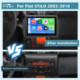 1 x RAW Customer Returns Hikity 8 Core 4G 64G Car Radio for Fiat Stilo 2002-2010 Stereo Android 13 with Wireless Carplay Android Auto 9 Touchscreen Radio with GPS WiFi DSP 59UI USB RDS MIC CANBUS Rear View Camera - RRP €259.99