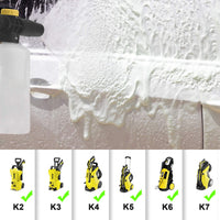 3 x RAW Customer Returns Jajadeal Adjustable Foam Nozzle 700ML Foam Lance for Karcher K-Series K2 K3 K4 K5 K6 K7 High Pressure Cleaner Car Wash Gun, Snow Foam Set Snow Foam Cannon for Car Floor Deck Window Cleaning - RRP €59.01